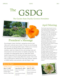 The GSDG - Garden State Daylily Growers