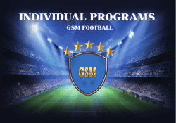 Individual Programs
