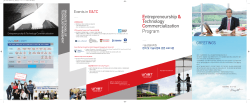 Entrepreneurship & Technology Commercialization Program