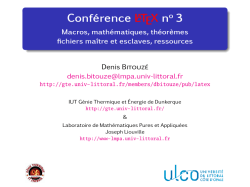 ConfÃ©rence LATEX no 3