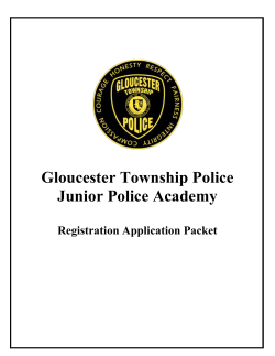2015 Gloucester Township Police Junior Police