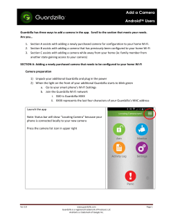 Add a Camera AndroidTM Users