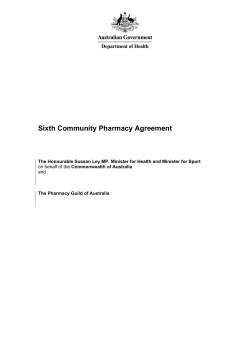 Sixth Community Pharmacy Agreement (4008KB PDF document)