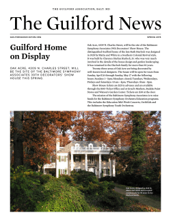 Guilford Home on Display