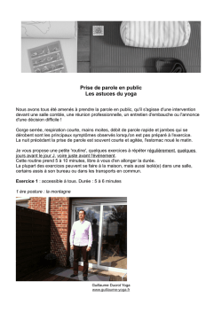 Fiche Pratique - Guillaume Ducrot Yoga