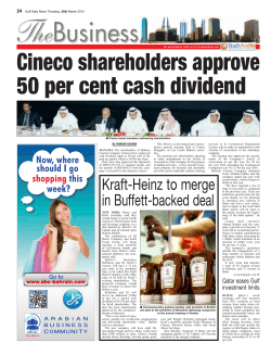 Kraft-Heinz to merge in Buffett-backed deal