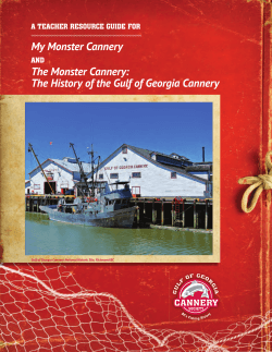Intermediate Grades 4-6 - Gulf of Georgia Cannery
