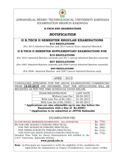 21-04-2015-ii, iii b.tech-i & ii semester jntu examination notification