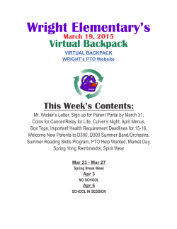 MAR 19 - Wright Elementary School