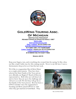 GoldWing Touring Assc. Of Michigan