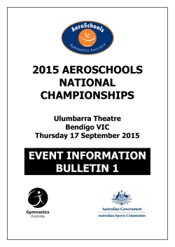 2015 AeroSchools National Championships Bulletin 1