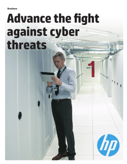 Advance the fight against cyber threats