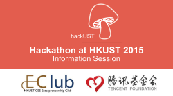 Slides - Hackathon@HKUST 2015
