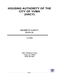 HOUSING AUTHORITY OF THE CITY OF YUMA (HACY)