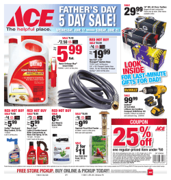 FATHER`S DAY - Haggerty Ace Hardware