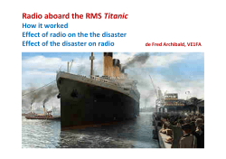 Radio aboard the RMS Titanic