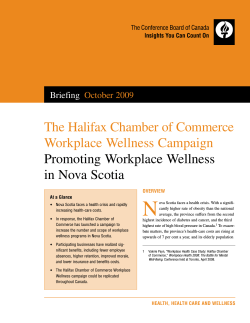 Promoting Workplace Wellness in Nova Scotia