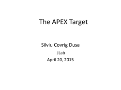 The APEX Target