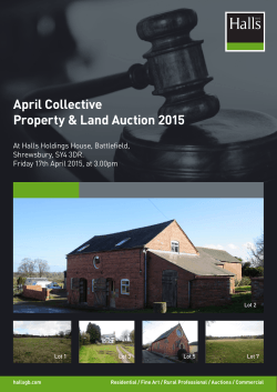 April Collective Property & Land Auction 2015