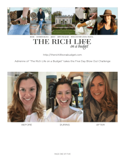 http://therichlifeonabudget.com Adrienne of âThe Rich Life on a