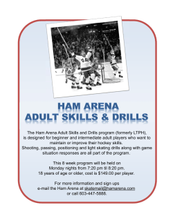 The Ham Arena Adult Skills and Drills program (formerly LTPH), is