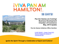 Pan Am Games Initiatives Office
