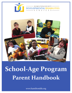 School-Age Program - Hamilton County Developmental Disabilities