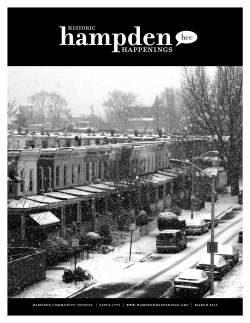 March 2015  - Hampden Community Council