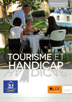 HÃBERGEMENTS ET ACTIVITÃS - Aude tourisme et handicap