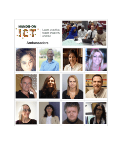 Ambassadors - Handson ICT