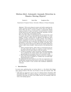 Motion-Alert: Automatic Anomaly Detection in Massive Moving Objects