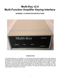 Multi-Key v2.4 - Harbach Electronics