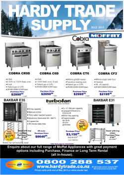 642 Enquire about our full range of Moffat Appliances