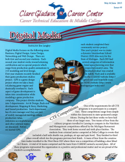 CTE Newsletter - Harrison Community Schools