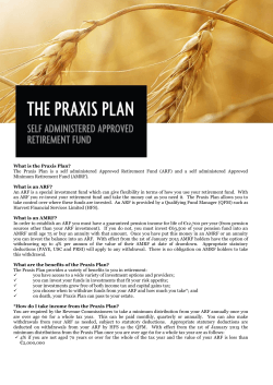 What is the Praxis Plan? The Praxis Plan is a self