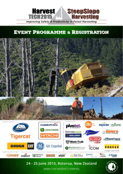 event programme & registration