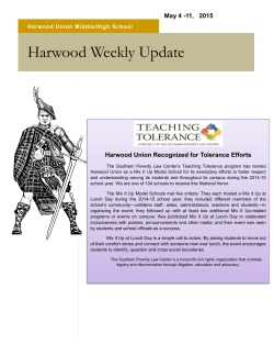 Harwood Newsletter May 4 â 11 With Calendar