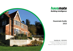 Hausmate Guide 2015