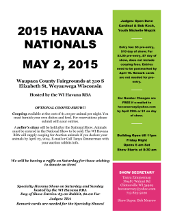 2015 HAVANA NATIONALS MAY 2, 2015