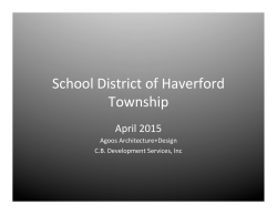 HAVSD-Presentation April 2015 - Haverford Township School District