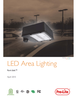 LED Area Lighting - Hawaii Correctional Industries