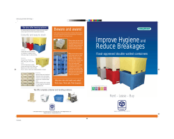 Improve Hygiene and Reduce Breakages