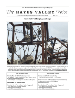 - Hayes Valley Neighborhood Association