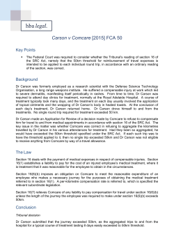 Carson v Comcare [2015] FCA 50