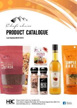 products catalogue