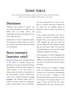 Gone Girls - HCoder.org