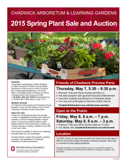Plant Sale Flyer - Department of Horticulture and Crop Science