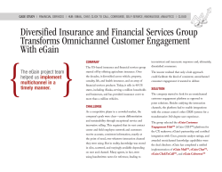 Diversified insurance and financial services group