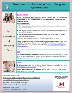 Breast and Cervical Cancer Control Program