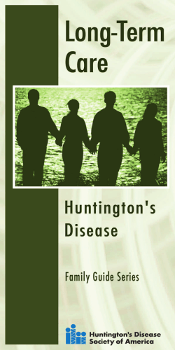 a FREE PDF DOWNLOAD - Huntington`s Disease Society of America
